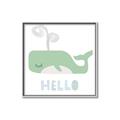Picture of Whale Hello _GroupedProduct_Square_Mini_ _GroupedProduct_Square_Canvas_Framed_