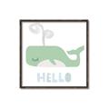 Picture of Whale Hello _GroupedProduct_Square_Mini_ _GroupedProduct_Square_Canvas_Framed_