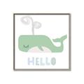 Picture of Whale Hello _GroupedProduct_Square_Mini_ _GroupedProduct_Square_Canvas_Framed_