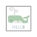 Picture of Whale Hello _GroupedProduct_Square_Mini_ _GroupedProduct_Square_Canvas_Framed_