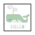Picture of Whale Hello _GroupedProduct_Square_Mini_ _GroupedProduct_Square_Canvas_Framed_