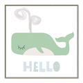 Picture of Whale Hello _GroupedProduct_Square_Mini_ _GroupedProduct_Square_Canvas_Framed_