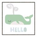 Picture of Whale Hello _GroupedProduct_Square_Mini_ _GroupedProduct_Square_Canvas_Framed_