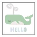 Picture of Whale Hello _GroupedProduct_Square_Mini_ _GroupedProduct_Square_Canvas_Framed_