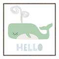 Picture of Whale Hello _GroupedProduct_Square_Mini_ _GroupedProduct_Square_Canvas_Framed_