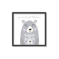 Picture of Loved Little Bear _GroupedProduct_Square_Mini_ _GroupedProduct_Square_Canvas_Framed_