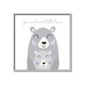 Picture of Loved Little Bear _GroupedProduct_Square_Mini_ _GroupedProduct_Square_Canvas_Framed_