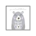 Picture of Loved Little Bear _GroupedProduct_Square_Mini_ _GroupedProduct_Square_Canvas_Framed_