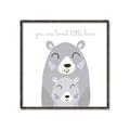 Picture of Loved Little Bear _GroupedProduct_Square_Mini_ _GroupedProduct_Square_Canvas_Framed_