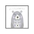 Picture of Loved Little Bear _GroupedProduct_Square_Mini_ _GroupedProduct_Square_Canvas_Framed_