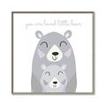 Picture of Loved Little Bear _GroupedProduct_Square_Mini_ _GroupedProduct_Square_Canvas_Framed_
