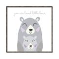 Picture of Loved Little Bear _GroupedProduct_Square_Mini_ _GroupedProduct_Square_Canvas_Framed_