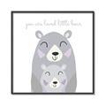 Picture of Loved Little Bear _GroupedProduct_Square_Mini_ _GroupedProduct_Square_Canvas_Framed_