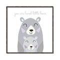 Picture of Loved Little Bear _GroupedProduct_Square_Mini_ _GroupedProduct_Square_Canvas_Framed_