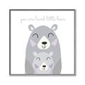 Picture of Loved Little Bear _GroupedProduct_Square_Mini_ _GroupedProduct_Square_Canvas_Framed_