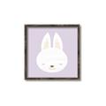 Picture of Purple Bunny _GroupedProduct_Square_Mini_ _GroupedProduct_Square_Canvas_Framed_