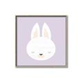 Picture of Purple Bunny _GroupedProduct_Square_Mini_ _GroupedProduct_Square_Canvas_Framed_
