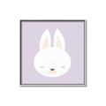 Picture of Purple Bunny _GroupedProduct_Square_Mini_ _GroupedProduct_Square_Canvas_Framed_