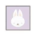 Picture of Purple Bunny _GroupedProduct_Square_Mini_ _GroupedProduct_Square_Canvas_Framed_