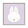 Picture of Purple Bunny _GroupedProduct_Square_Mini_ _GroupedProduct_Square_Canvas_Framed_