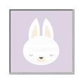 Picture of Purple Bunny _GroupedProduct_Square_Mini_ _GroupedProduct_Square_Canvas_Framed_