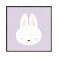 Picture of Purple Bunny _GroupedProduct_Square_Mini_ _GroupedProduct_Square_Canvas_Framed_