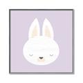 Picture of Purple Bunny _GroupedProduct_Square_Mini_ _GroupedProduct_Square_Canvas_Framed_