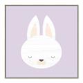 Picture of Purple Bunny _GroupedProduct_Square_Mini_ _GroupedProduct_Square_Canvas_Framed_