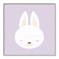 Picture of Purple Bunny _GroupedProduct_Square_Mini_ _GroupedProduct_Square_Canvas_Framed_