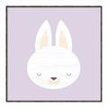 Picture of Purple Bunny _GroupedProduct_Square_Mini_ _GroupedProduct_Square_Canvas_Framed_