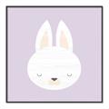 Picture of Purple Bunny _GroupedProduct_Square_Mini_ _GroupedProduct_Square_Canvas_Framed_