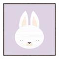 Picture of Purple Bunny _GroupedProduct_Square_Mini_ _GroupedProduct_Square_Canvas_Framed_