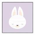 Picture of Purple Bunny _GroupedProduct_Square_Mini_ _GroupedProduct_Square_Canvas_Framed_