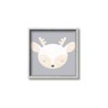 Picture of Gray Deer _GroupedProduct_Square_Mini_ _GroupedProduct_Square_Canvas_Framed_