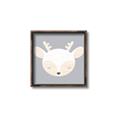 Picture of Gray Deer _GroupedProduct_Square_Mini_ _GroupedProduct_Square_Canvas_Framed_