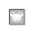Picture of Gray Deer _GroupedProduct_Square_Mini_ _GroupedProduct_Square_Canvas_Framed_