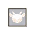 Picture of Gray Deer _GroupedProduct_Square_Mini_ _GroupedProduct_Square_Canvas_Framed_