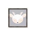 Picture of Gray Deer _GroupedProduct_Square_Mini_ _GroupedProduct_Square_Canvas_Framed_