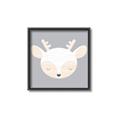 Picture of Gray Deer _GroupedProduct_Square_Mini_ _GroupedProduct_Square_Canvas_Framed_
