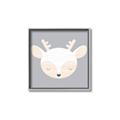 Picture of Gray Deer _GroupedProduct_Square_Mini_ _GroupedProduct_Square_Canvas_Framed_