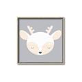 Picture of Gray Deer _GroupedProduct_Square_Mini_ _GroupedProduct_Square_Canvas_Framed_