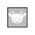 Picture of Gray Deer _GroupedProduct_Square_Mini_ _GroupedProduct_Square_Canvas_Framed_