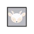 Picture of Gray Deer _GroupedProduct_Square_Mini_ _GroupedProduct_Square_Canvas_Framed_