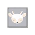 Picture of Gray Deer _GroupedProduct_Square_Mini_ _GroupedProduct_Square_Canvas_Framed_