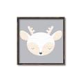 Picture of Gray Deer _GroupedProduct_Square_Mini_ _GroupedProduct_Square_Canvas_Framed_