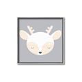Picture of Gray Deer _GroupedProduct_Square_Mini_ _GroupedProduct_Square_Canvas_Framed_