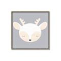 Picture of Gray Deer _GroupedProduct_Square_Mini_ _GroupedProduct_Square_Canvas_Framed_
