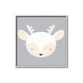 Picture of Gray Deer _GroupedProduct_Square_Mini_ _GroupedProduct_Square_Canvas_Framed_