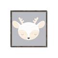 Picture of Gray Deer _GroupedProduct_Square_Mini_ _GroupedProduct_Square_Canvas_Framed_