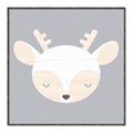 Picture of Gray Deer _GroupedProduct_Square_Mini_ _GroupedProduct_Square_Canvas_Framed_